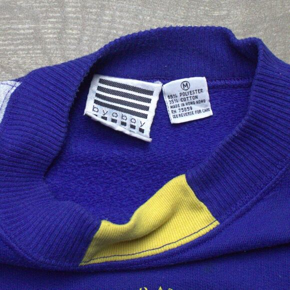 1980s Youth Vintage BYO Byo Boy Senior Champions Sweatshirt Medium - Picture 4 of 7